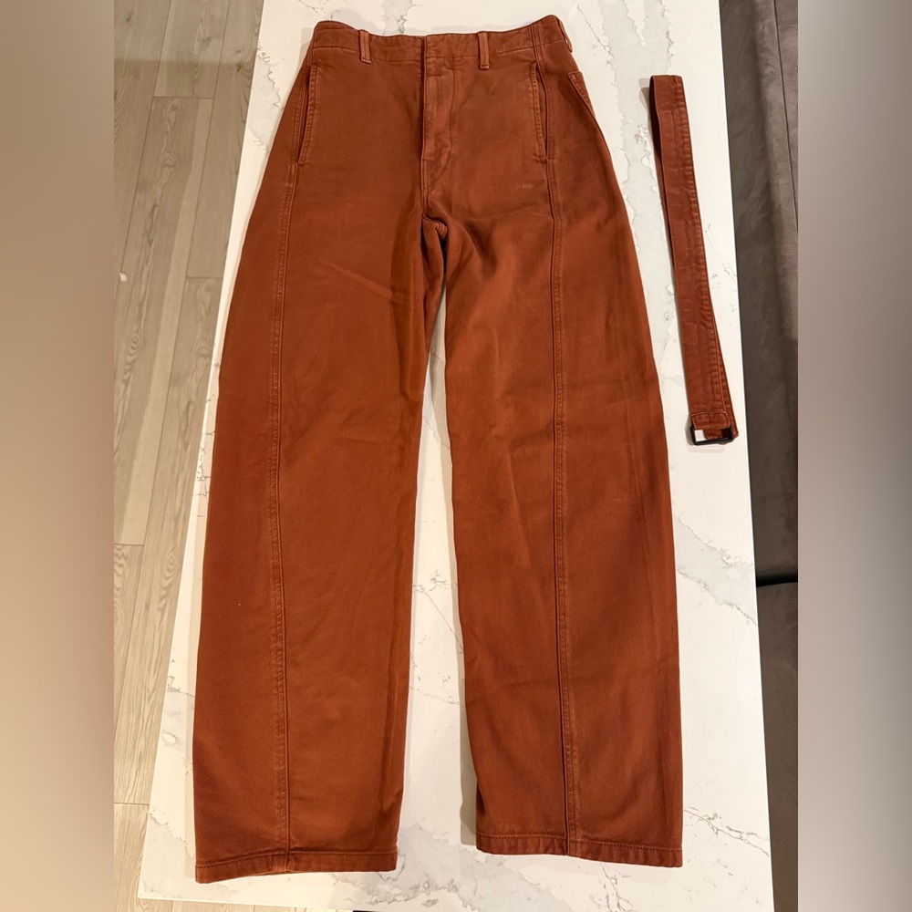 Lemaire Twisted belted pants